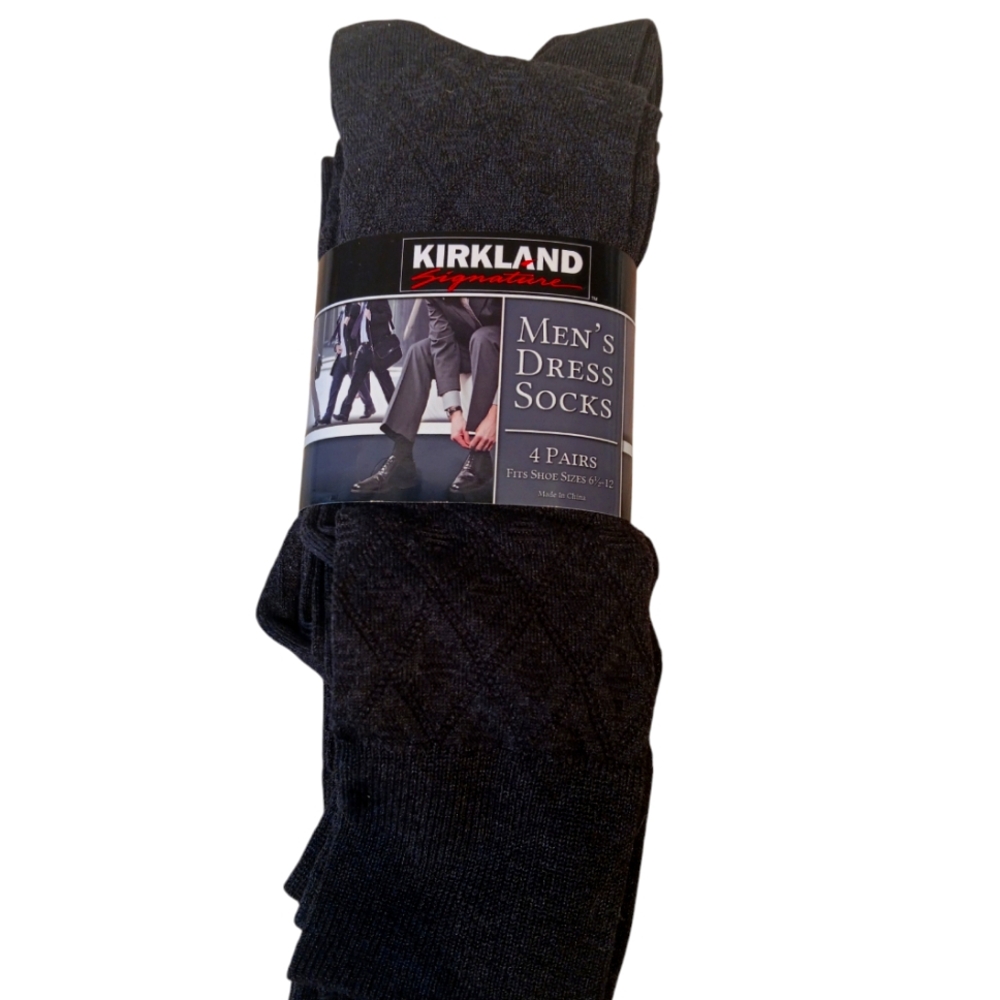 4 Pairs of Men's Dress Socks